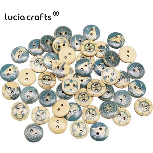 Синие пуговицы Lucia crafts China At AliExpress