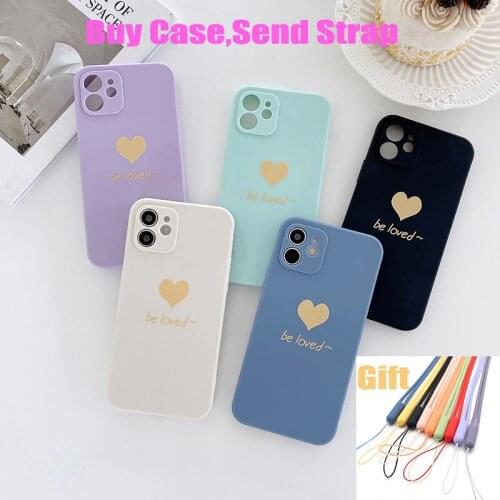 Cute Love Strap Case for Huawei Nova 3 3i 5T 7i 4 5 6 7 8 SE 5i Pro 3E 4E Soft Silicone Cover Huawei Nova 5T Shell Fundas