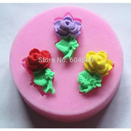 Mini flower F0126 Fondant Mold Silicone Sugar mold Craft Molds DIY gumpaste flowers Cake Decorating