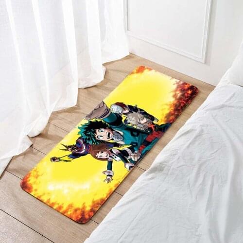 Boku No Hero Academia My Hero Academia 120x40cm Floor Mat Carpet Decor Bedroom Doormat Anime Manga 001