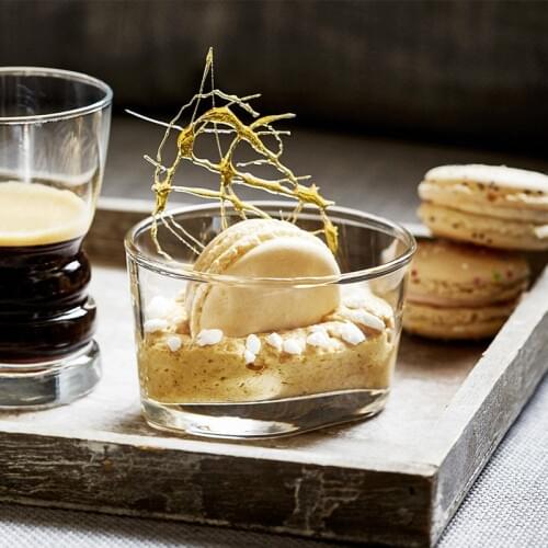 Glass Cups Tea Mug Glass Coffee Mug Lead Free Glass Ice-cream Cup Pudding Tumbler Container Irregular Decorative Drink-ware 1pcs