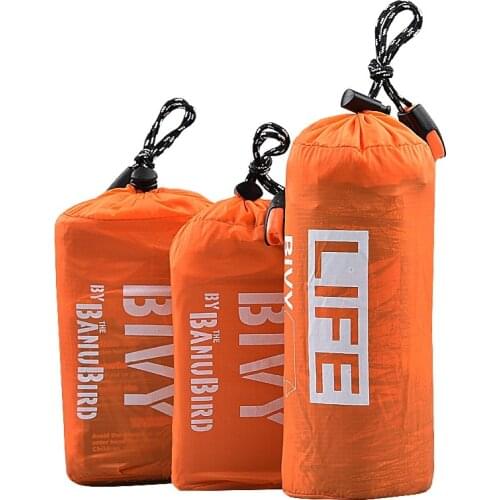 Outdoor Emergency Sleeping Bag First Aid Emergency Blanke Camping Waterproof Thermal Keep Warm Mylar Survival Gear