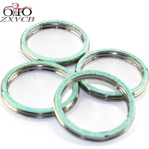 Exhaust motorcycle for Kawasaki ZX ZG ZZR 1400 1000 ZX 10R ZX10R ZX14R ZX-14 R ZZR1400 SE ZX1400 zx1000 Exhaust pipe gasket