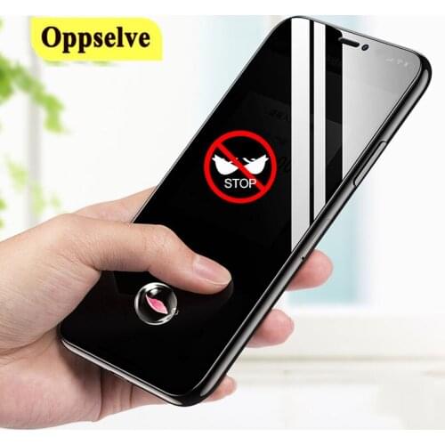 Oppselve Private Screen Protector For iPhone 12 11 Pro Max X XS XR SE Green Light Tempered Glass For iPhone 6 S 6S 7 8 Plus Film