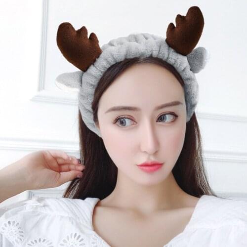 Womens Tonari no Totoro Headwear Hair Bow Girls Shower Bath Spa Totoro Hair Band Hair Makeup Cute Gray Totoro Elastic Hairbands