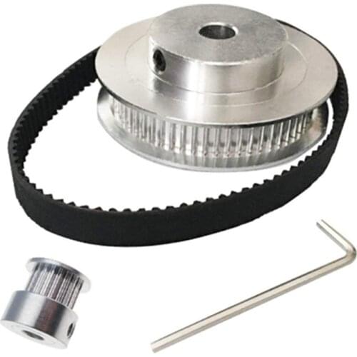 1:2 20T:40T 2M/2GT 20Teeth 40Teeth Synchronous Timing Pulley Belt Bore5-12mm Speed Ratio for 232-2GT Belt width 6mm Kit