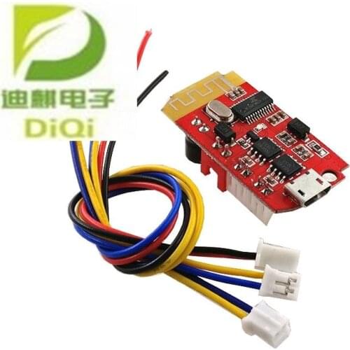 10pcs/lot CT14 micro 4.2 stereo Bluetooth power amplifier board audio module F class 5W+ 5W with charging DIY modified speaker