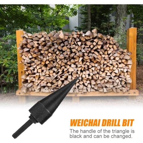 32mm Removable Firewood Log Splitter Drill Bit Woodworking Prevent Slipping Split Drilling Tools Save Efforts Tools