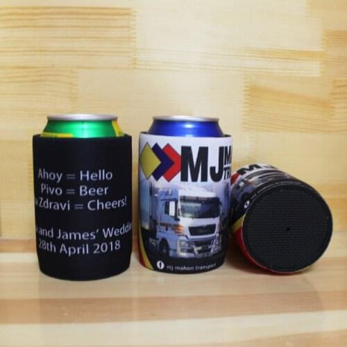 500pcs Covers For Beer Cans Neoprene Stubby Coolers Bag Insulated Ice Pack Gel Can Cooler Wedding Small Can Sleeve for Business