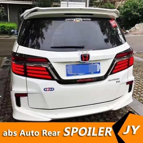 For HONDA Odyssey Spoiler 2016-2018 ELYSION spoiler High Quality ABS Material Car Rear Wing Primer Color Rear Spoiler