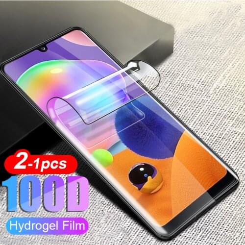 1-2Pcs Full Cover Hydrogel Film for Samsung Galaxy A31 Screen protector Film For Sansung SamsungA A 31 A31 A30S A30 Not Glass