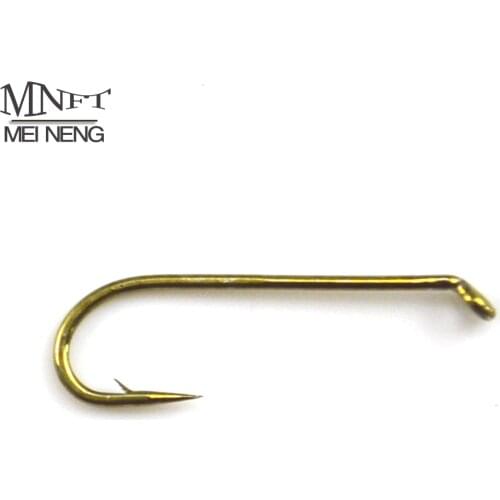 MNFT 200PCS/Lot 10# Copper Color Long Shank Fly Tying DIY Fish Hook Sharpened Hooks From Fly Tying Material Size: 20mm * 6mm