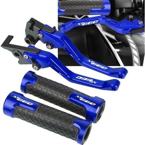 Motorcycle Brake Clutch Levers Handle Grips For YAMAHA XT660Z TENERE 2008-2016 2009 2010 2011 2012 2013 2014 2015 XT660 Z TENERE