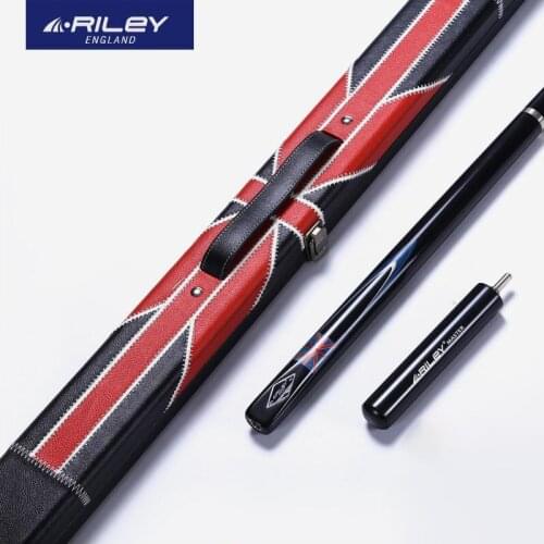 Original RILEY RMA-200 3/4 Snooker Cue Professional Billiard Cue Kit Stick with Case with RILEY Extension 9.5mm Tip RILEY Cue