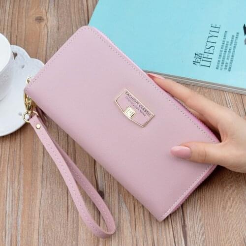 Luxury Long woman Wallets PU Leather coin Holder woman Wallets Bag Luxury Soft womens Purse