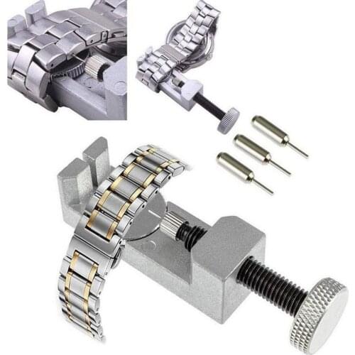 9Pcs/Set Watch Band Link Remover Adjustable Tool Slit Strap Bracelet Chain Pin Adjuster Repair Tool Kit For Men/Women Watch