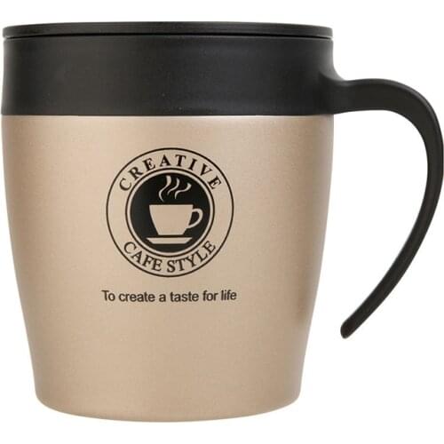 330ml/500ml Double Stainless Steel Cute Coffee Mugs Office Thermos Mug Travel Thermal Cup Thermosmug Water Cup Garrafa Termica