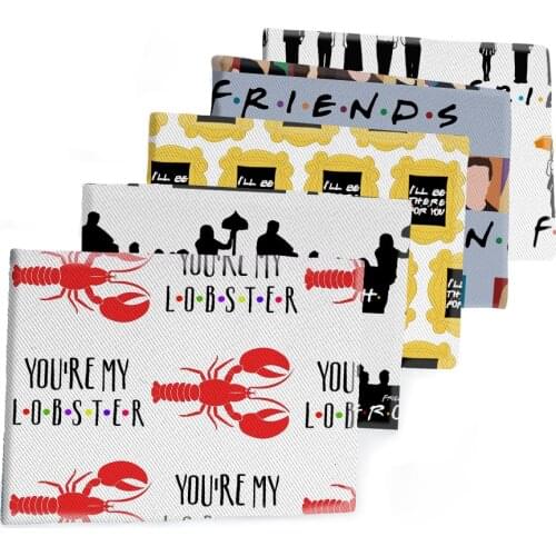 50*145CM Fabric Cartoon Old Friend Character Printed Polyester Cotton Twill Fabric Patchwor Printed