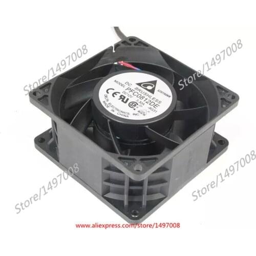 Delta Electronics PFC0812DE 8G31 DC 12V 3.3A 80x80x38mm Server Cooling Fan