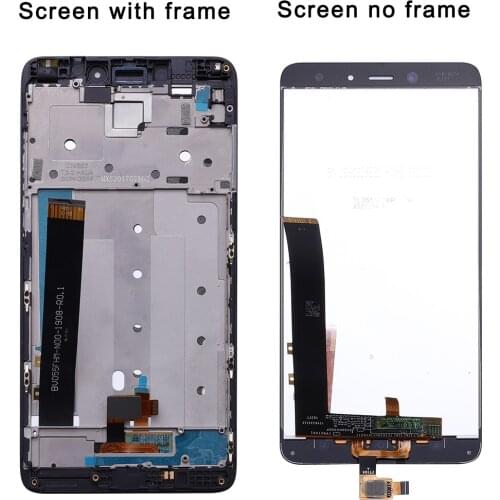 For Xiaomi Redmi Note 4 MediaTek LCD Display Frame Complete Touch Screen Panel Redmi note4 Note 4 MTK LCD Digitizer Spare Parts
