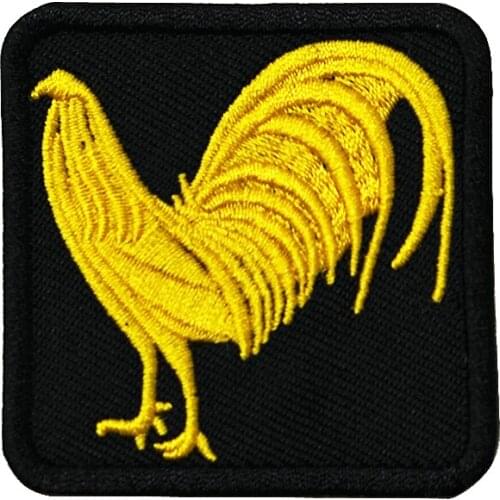 Golden Rooster Embroidered Patch Applique Iron on for Jeans Clothing DIY Sewing Free Shipping Products from Aliexpres