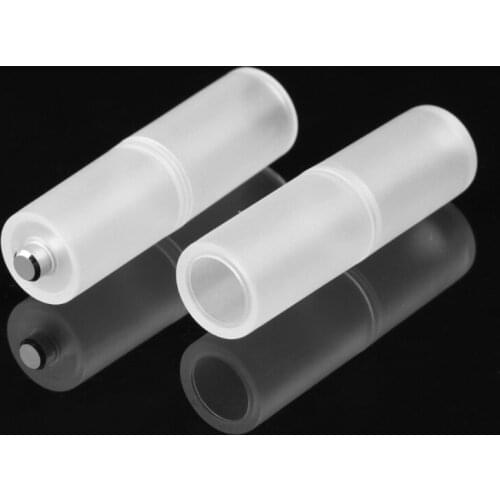 4X Battery Adapter Convertor Size AAA R03 to AA LR6 + Plastic Box