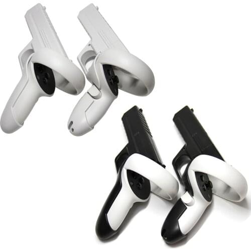 VR Accessories Controller Handle For Oculus Quest 2 VR Touch Controller Silicone Cover Handle Grip Shell Knuckle Strap For Quest