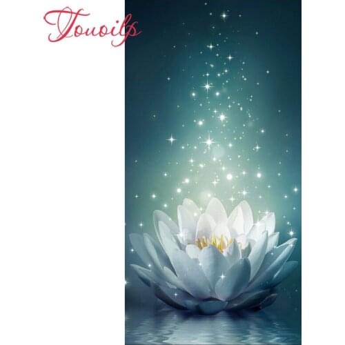 TOUOILP 100% Full Square&round drill 5D DIY Lotus 5d Diamond painting Embroidery Mosaic Cross Stitch Rhinestones arts