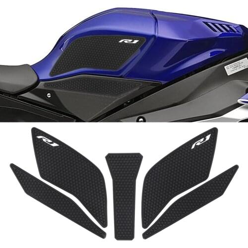For Yamaha YZF R1 R1M YZFR1 YZF-R1 2015 - 2021 Motorcycle Non-slip Side Fuel Tank Stickers Waterproof Pad Rubber Sticker