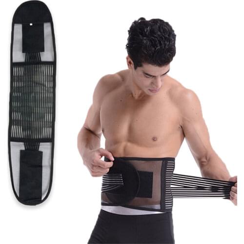 Fitness Waist Protection Back Waist Trimmer Trainer Support Belt Sports Weightlifting Health Care of The Lumbar Spine Adults