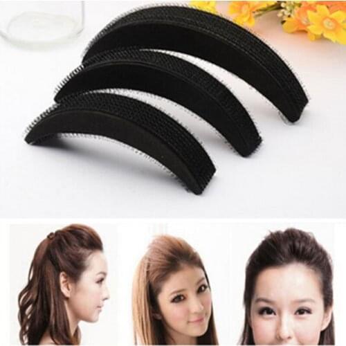 A set of 3 Hair Pillow Hair Rolls With Foam Pillow and Magic Stick Makeup Tool