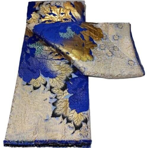 2021 Latest Multicolor African Brocade Lace Fabric Luxury Lace Trim African Embroidery Nigerian Lace Fabric For Party Dress