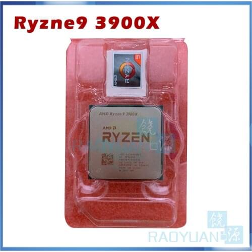 New AMD Ryzen 9 3900X R9 3900X 3.8 GHz Twelve-Core 24-Thread CPU Processor 7NM L3=64M 100-000000023 Socket AM4