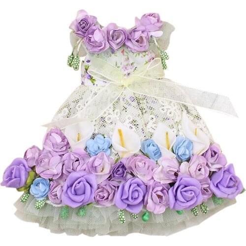 DBS ICY Blyth doll clothes Camellia skirt for the 1/6 Doll girl gift