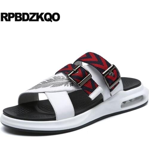 RPBDZKQO Men's Leather Sandals