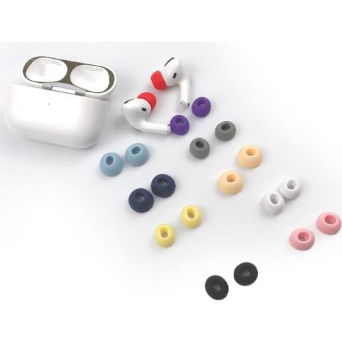 Silicone In-Ear Earphone Cover Cap Replacement Earbud Suitable For Apple AirPods Pro Ear Tips Pads Earbuds For Headset Cushion