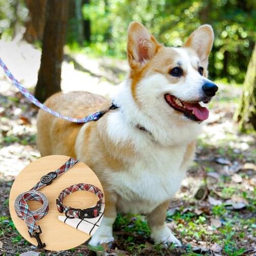 Traction Rope Non-slip Teddy Decoration Polyester Lightweight Wear-resistant Adjustable Traction Rope Pet Supplies for Walking