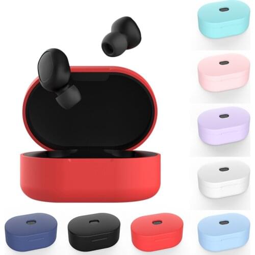 Shockproof Silicone Case For Redmi AirDots Wireless Bluetooth Cases Soft TPU Shell For AirDots Air Dots Headphone Bags Shell
