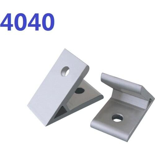 10PCS/LOT 45 degree angle bracket 4040 angle connector industrial aluminum accessories parts single brackets