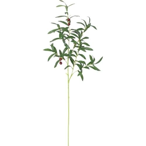 Olive Branch 95cm Plant Leaf Plastic 1pcs 37ft Tall Simulation Green Wedding Flower Decoration