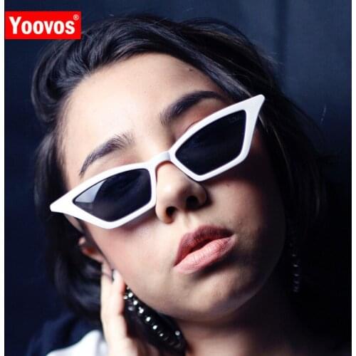 Yoovos 2021 Cateye Classic Sunglasses Women Fashion Luxury Sun Glasses Small Frame Retro Shopping UV400 Oculos De Sol Feminino