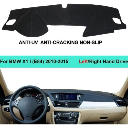 For BMW X1 I E84 2010 2011 2012 2013 2014 2015 LHD RHD 2 Layers Car Inner Dashboard Cover Carpet Cape Rug Sun-shade Protector