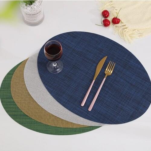 1Pcs Home Decor Placemat Pvc Food Insulation Pad Table Mat Coaster Bowl Mat Kitchen Accessories