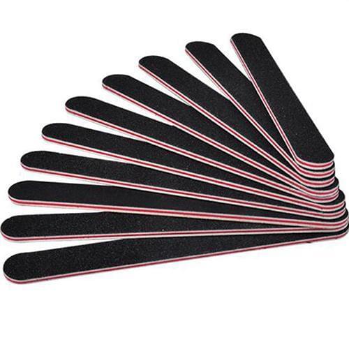10Pcs Nail Art Tips Buffers Buffing Sanding Surface Files Manicure Beauty Tool Firmly padded boards for taking down length, refi