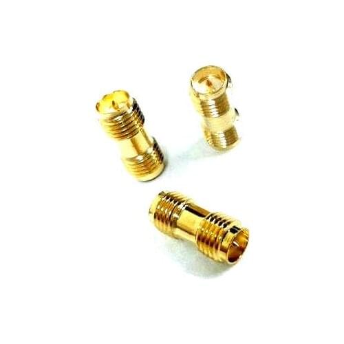 200 pcs RF SMA adapter RP-SMA female to RP-SMA female connector straight RF