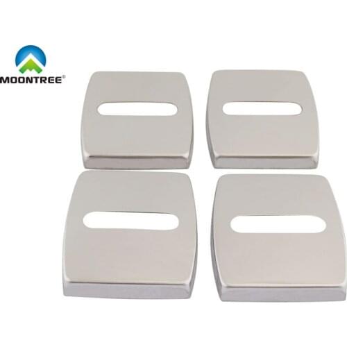 4 x Silver for BMW E36 E60 E34 E30 F30 3 series Car Door Lock Cover case sticker