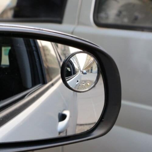 Car 360Degree Blind Spot Wide Angle Round Glass Convex Rear View Mirrors Sticker For Peugeot 2008 3008 307 3058 508 4008 206
