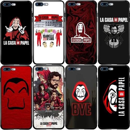Cover Case for Xiaomi Redmi Note 6 7 9 8T 10T 9S 9A 8A A3 A2 A1 Pro Lite Black Shark Mix Max Money Heist House Paper