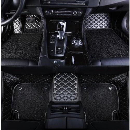 CUWEUSANG Custom car floor Foot mat For opel astra k h g j zafira tourer Vectra antara car accessories auto foot mats