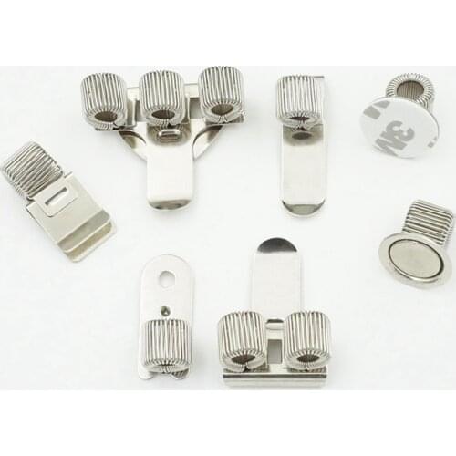 1 Pc Single/Double/Triple Hole Metal Spring Pen Holder With Pocket Clip Doctors Nurse Uniform Pen Holders